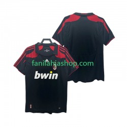 AC Milan Pelipaidat 2007 Retro Kolmaspelipaita 2008 Lyhythihainen ,Miehet