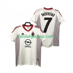 AC Milan Pelipaidat SHEVCHENKO 7 2005 Retro Vieraspelipaita 2004 Lyhythihainen ,Miehet