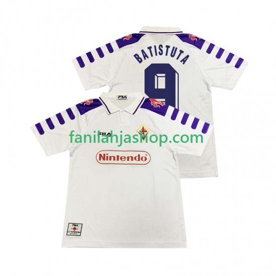 ACF Fiorentina Pelipaidat BASTUTA 9 Retro Vieraspelipaita 1998 1999 Lyhythihainen ,Miehet