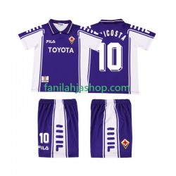ACF Fiorentina Pelipaidat RUI COSTA 10 2000 Retro Kotipelipaita 1999 Lyhythihainen ,Lapset