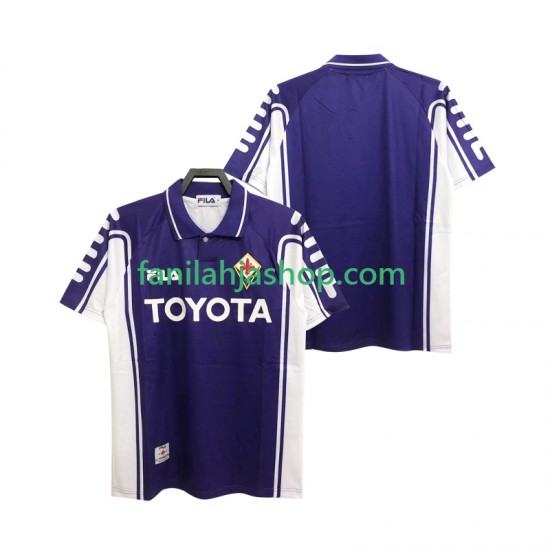 ACF Fiorentina Pelipaidat 2000 Retro Kotipelipaita 1999 Lyhythihainen ,Miehet