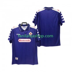 ACF Fiorentina Pelipaidat Retro Kotipelipaita 1998 1999 Lyhythihainen ,Miehet
