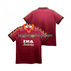AS Roma Pelipaidat Retro Kotipelipaita 1998 1999 Lyhythihainen ,Miehet