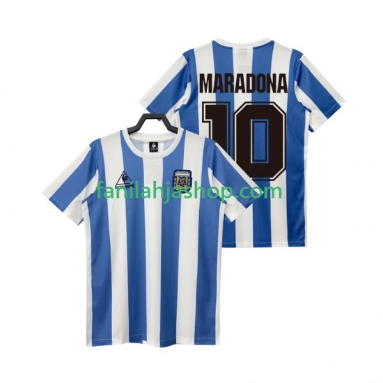 Argentiina Pelipaidat MARADONA 10 1986 Retro Kotipelipaita Lyhythihainen ,Miehet