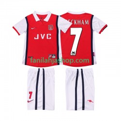 Arsenal Pelipaidat BECKHAM 7 Retro Kotipelipaita 1998 1999 Lyhythihainen ,Lapset