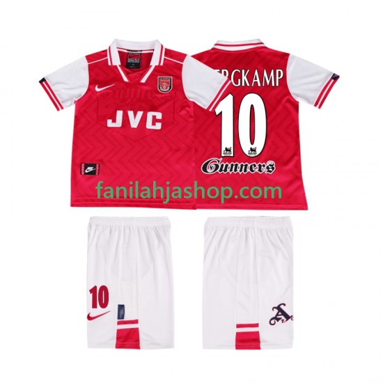 Arsenal Pelipaidat BERGKAMP 10 1996 1997 Retro Kotipelipaita Lyhythihainen ,Lapset