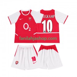 Arsenal Pelipaidat BERGKAMP 10 2003 Retro Kotipelipaita 2002 Lyhythihainen ,Lapset
