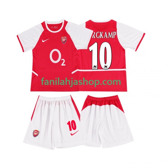 Arsenal Pelipaidat BERGKAMP 10 2003 Retro Kotipelipaita 2002 Lyhythihainen ,Lapset