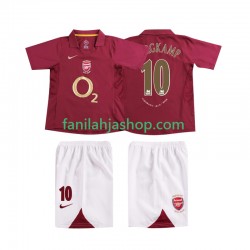 Arsenal Pelipaidat BERGKAMP 10 2005 Retro Kotipelipaita 2006 Lyhythihainen ,Lapset