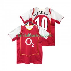 Arsenal Pelipaidat BERGKAMP 10 2005 Retro Kotipelipaita 2004 Lyhythihainen ,Miehet