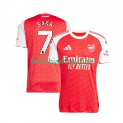 Arsenal Pelipaidat Bukayo Saka 7 Kotipelipaita 2025-2026 Lyhythihainen ,Miehet