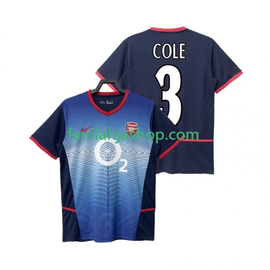 Arsenal Pelipaidat COLE 3 Retro Vieraspelipaita 2004 2002 Lyhythihainen ,Miehet