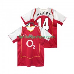 Arsenal Pelipaidat Henry 14 2005 Retro Kotipelipaita 2004 Lyhythihainen ,Miehet