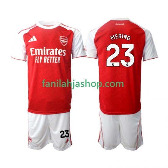 Arsenal Pelipaidat Merino 23 Kotipelipaita 2025-2026 Lyhythihainen ,Lapset