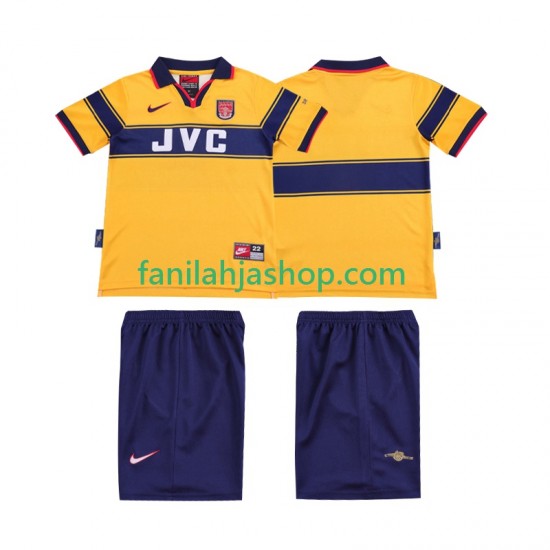 Arsenal Pelipaidat 1997 Retro Vieraspelipaita 1999 Lyhythihainen ,Lapset
