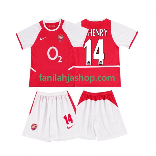 Arsenal Pelipaidat Thierry Henry 14 2003 Retro Kotipelipaita 2002 Lyhythihainen ,Lapset