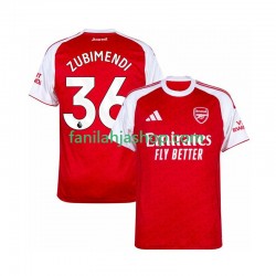 Arsenal Pelipaidat Zubimendi 36 Kotipelipaita 2025-2026 Lyhythihainen ,Miehet