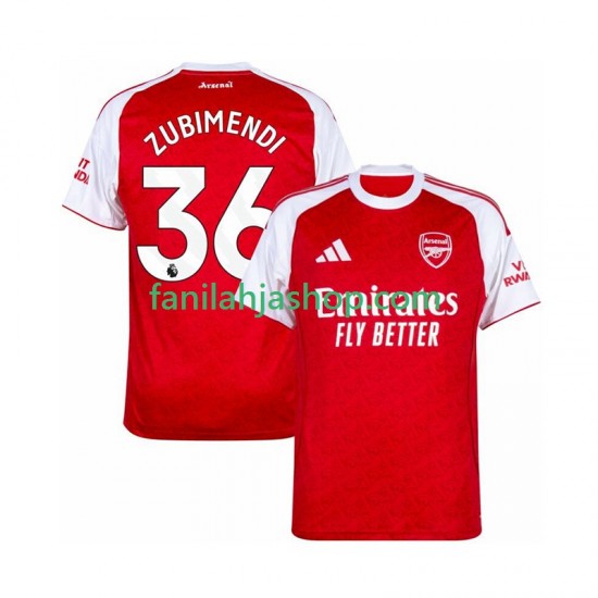 Arsenal Pelipaidat Zubimendi 36 Kotipelipaita 2025-2026 Lyhythihainen ,Miehet