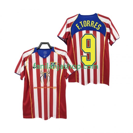 Atlético Madrid Pelipaidat F TORRES 9 2005 Retro Kotipelipaita 2004 Lyhythihainen ,Miehet