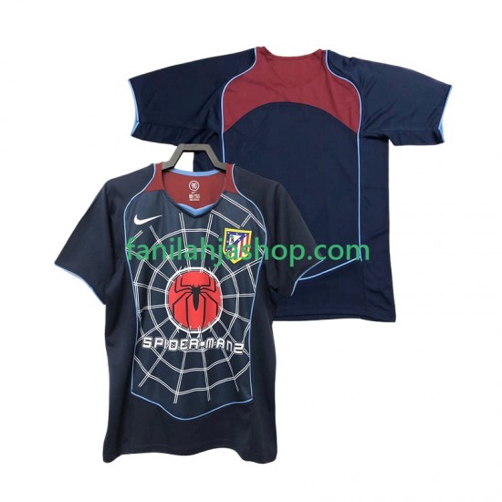 Atlético Madrid Pelipaidat 2005 Retro Vieraspelipaita 2004 Lyhythihainen ,Miehet