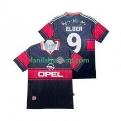 FC Bayern München Pelipaidat Elber 9 1997 Retro Kotipelipaita 1999 Lyhythihainen ,Miehet