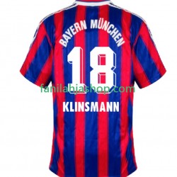 FC Bayern München Pelipaidat Klinsmann 18 1995 1997 Retro Kotipelipaita Lyhythihainen ,Miehet