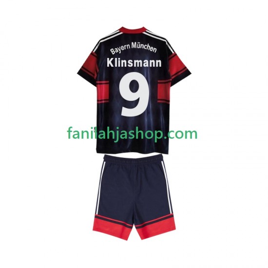 FC Bayern München Pelipaidat Klinsmann 9 1997 Retro Kotipelipaita 1999 Lyhythihainen ,Lapset