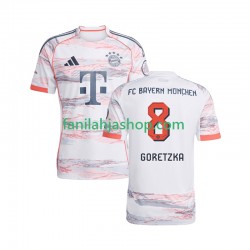 FC Bayern München Pelipaidat Leon Goretzka 8 Vieraspelipaita 2025-2026 Lyhythihainen ,Miehet