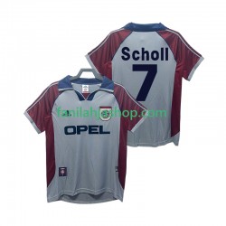 FC Bayern München Pelipaidat Scholl 7 Retro Kolmaspelipaita 1998 1999 Lyhythihainen ,Miehet