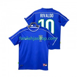 Brasilia Pelipaidat RIVALDO 10 Retro Vieraspelipaita 1998 Lyhythihainen ,Miehet