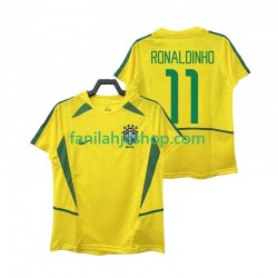 Brasilia Pelipaidat RONALDINHO 11 Retro Kotipelipaita 2002 Lyhythihainen ,Miehet