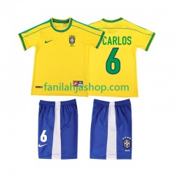Brasilia Pelipaidat Roberto Carlos 6 Retro Kotipelipaita 1998 Lyhythihainen ,Lapset