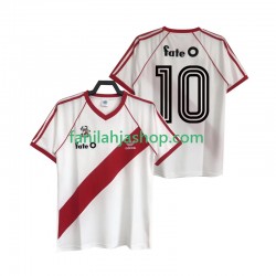 CA River Plate Pelipaidat 10 1986 Retro Kotipelipaita Lyhythihainen ,Miehet