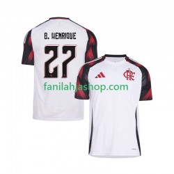 CR Flamengo Pelipaidat Bruno Henrique 27 Vieraspelipaita 2025-2026 Lyhythihainen ,Miehet