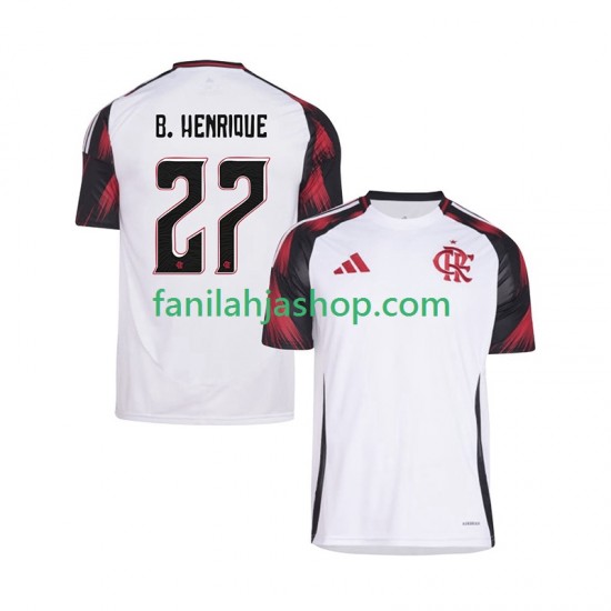 CR Flamengo Pelipaidat Bruno Henrique 27 Vieraspelipaita 2025-2026 Lyhythihainen ,Miehet
