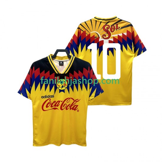 Club América Pelipaidat 10 1995 Retro Kotipelipaita Lyhythihainen ,Miehet