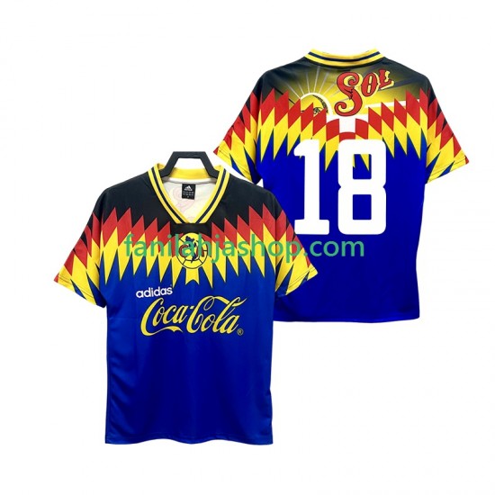 Club América Pelipaidat 18 1995 Retro Vieraspelipaita Lyhythihainen ,Miehet