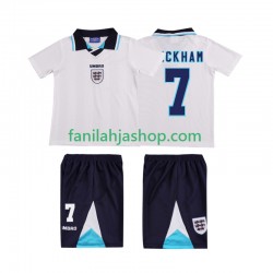 Englanti Pelipaidat Beckham 7 1996 Retro Kotipelipaita Lyhythihainen ,Lapset