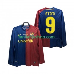 FC Barcelona Pelipaidat ETO O 9 Champions League 2009 Retro Kotipelipaita 2008 Pitkähihainen ,Miehet