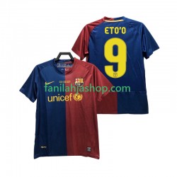 FC Barcelona Pelipaidat ETO O 9 Champions League 2009 Retro Kotipelipaita 2008 Lyhythihainen ,Miehet