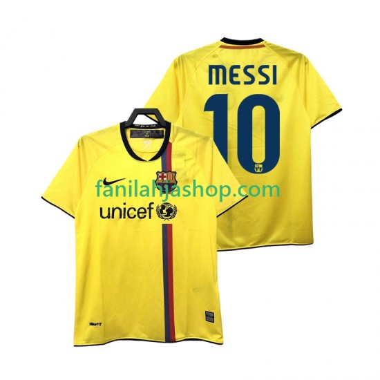 FC Barcelona Pelipaidat Lionel Messi 10 2009 Retro Vieraspelipaita 2008 Lyhythihainen ,Miehet