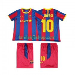 FC Barcelona Pelipaidat Lionel Messi 10 Retro Kotipelipaita 2011 2010 Lyhythihainen ,Lapset