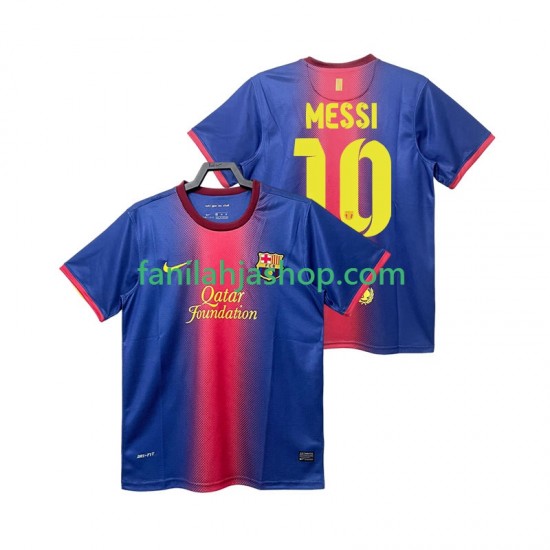FC Barcelona Pelipaidat Lionel Messi 10 2012 2013 Retro Kotipelipaita Lyhythihainen ,Miehet