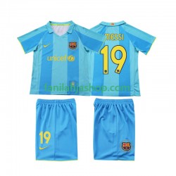 FC Barcelona Pelipaidat Lionel Messi 19 2007 Retro Vieraspelipaita 2008 Lyhythihainen ,Lapset