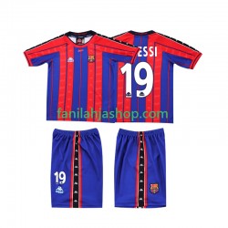 FC Barcelona Pelipaidat Lionel Messi 19 1997 Retro Kotipelipaita 1998 Lyhythihainen ,Lapset