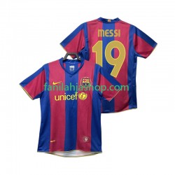 FC Barcelona Pelipaidat Lionel Messi 19 2007 Retro Kotipelipaita 2008 Lyhythihainen ,Miehet