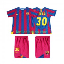 FC Barcelona Pelipaidat Lionel Messi 30 Champions League 2005 Retro Kotipelipaita 2006 Lyhythihainen ,Lapset