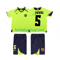FC Barcelona Pelipaidat PUVDL 5 2005 Retro Vieraspelipaita 2006 Lyhythihainen ,Lapset