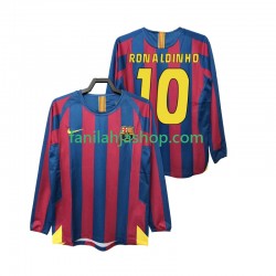 FC Barcelona Pelipaidat RONALDINHO 10 2005 Retro Kotipelipaita 2006 Pitkähihainen ,Miehet