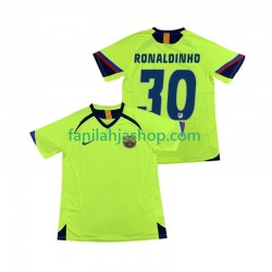 FC Barcelona Pelipaidat RONALDINHO 30 2005 Retro Vieraspelipaita 2006 Lyhythihainen ,Miehet